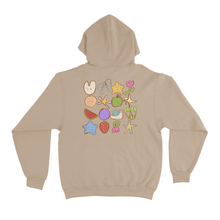 Load image into Gallery viewer, "Jai"  Basic Hoodie White/Beige