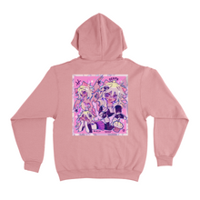 Load image into Gallery viewer, "Derpy" Fleece Hoodie Light Pink