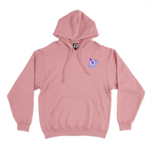 Load image into Gallery viewer, "Derpy" Fleece Hoodie Light Pink