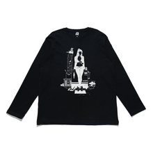 Load image into Gallery viewer, "Snack Break & Toy" Cut and Sew Wide-body Long Sleeved Tee White/Black