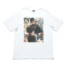 Load image into Gallery viewer, "Elena & Yin" Cut and Sew Wide-body Tee White