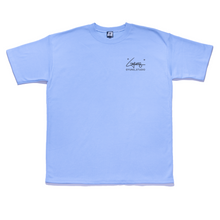 Load image into Gallery viewer, "1" Taper-Fit Heavy Cotton Tee Sky Blue