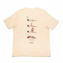 Load image into Gallery viewer, "2" Cut and Sew Wide-body Tee White/Beige
