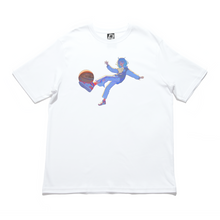 Load image into Gallery viewer, "ルールに縛られるな" Cut and Sew Wide-body Tee White/Black/Beige