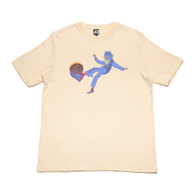 Load image into Gallery viewer, "ルールに縛られるな" Cut and Sew Wide-body Tee White/Black/Beige