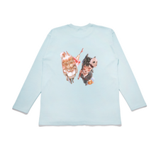 Load image into Gallery viewer, "Power & Kobeni" Taper-Fit Heavy Cotton Long Sleeve Tee Mint