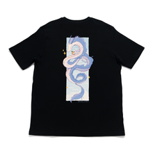 Load image into Gallery viewer, "Year of the Dragon" Cut and Sew Wide-body Tee White/Black
