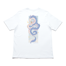 Load image into Gallery viewer, "Year of the Dragon" Cut and Sew Wide-body Tee White/Black