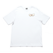 Load image into Gallery viewer, "Lovebirds" Cut and Sew Wide-body Tee White/Beige