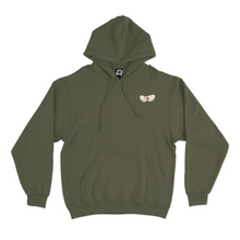 Load image into Gallery viewer, "Love Birds" Basic Hoodie White/Deep Pink/ Khaki / Light Pink