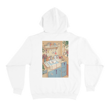 Load image into Gallery viewer, "Love Birds" Basic Hoodie White/Deep Pink/ Khaki / Light Pink