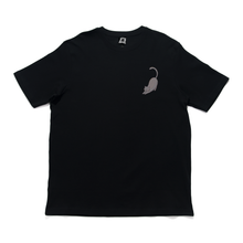 Load image into Gallery viewer, "Cat Yoga" Cut and Sew Wide-body Tee White/Black