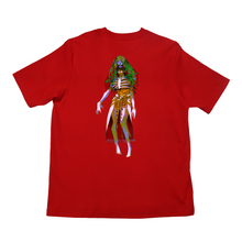 Load image into Gallery viewer, "LOVER’S ARMOR" Cut and Sew Wide-body Tee Red