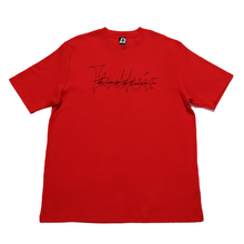 Load image into Gallery viewer, "LOVER’S ARMOR" Cut and Sew Wide-body Tee Red