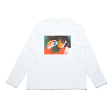 Load image into Gallery viewer, " Unpredictable" Cut and Sew Wide-body Long Sleeved Tee Red/White