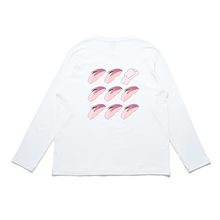 Load image into Gallery viewer, "Apple" Cut and Sew Wide-body Long Sleeved Tee White