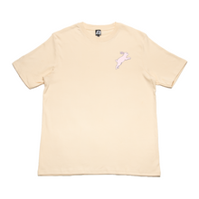 Load image into Gallery viewer, Bunny" Cut and Sew Wide-body Tee Beige