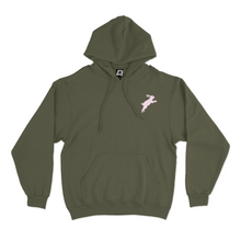 Load image into Gallery viewer, “Bunny" Basic Hoodie Khaki