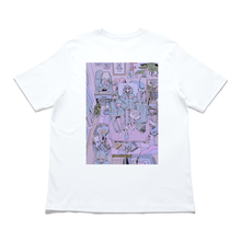 Load image into Gallery viewer, “Sleepless" Cut and Sew Wide-body Tee White/Beige