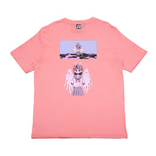 Load image into Gallery viewer, "Angel" Cut and Sew Wide-body Tee Light Pink/Black