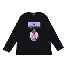 Load image into Gallery viewer, "Angel" Cut and Sew Wide-body Long Sleeved Tee Black/Light Pink