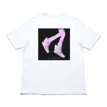 Load image into Gallery viewer, "fuwatto" Cut and Sew Wide-body Tee White