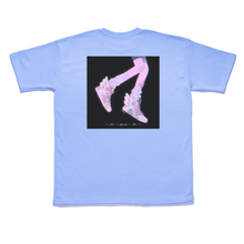 Load image into Gallery viewer, "fuwatto" Taper-Fit Heavy Cotton Tee Sky Blue