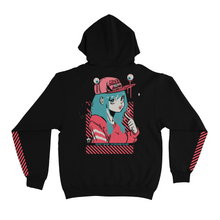Load image into Gallery viewer, "Kento" Basic Hoodie Black/White