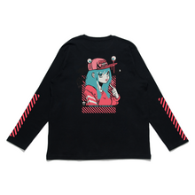 Load image into Gallery viewer, "Kentoo" Cut and Sew Wide-body Long Sleeved Tee Black/White