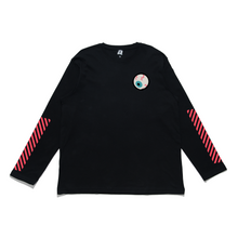 Load image into Gallery viewer, "Kentoo" Cut and Sew Wide-body Long Sleeved Tee Black/White