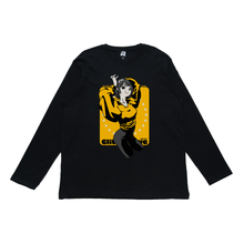 Load image into Gallery viewer, "Dance Honey" Cut and Sew Wide-body Long Sleeved Tee Black/ Red