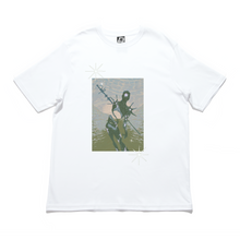Load image into Gallery viewer, "Spinal Staircase" Cut and Sew Wide-body Tee White/Beige