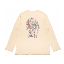 Load image into Gallery viewer, "Love, Dead" Cut and Sew Wide-body Long Sleeved Tee Beige