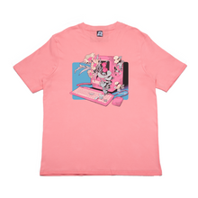 Load image into Gallery viewer, "Tough & Memories"  Cut and Sew Wide-body Tee Beige