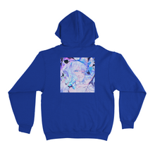 Load image into Gallery viewer, "Gift" Basic Hoodie White/Cobalt Blue