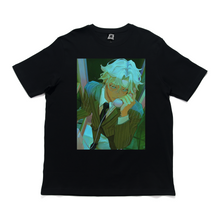 Load image into Gallery viewer, "Dial Tone" Cut and Sew Wide-body Tee White/Black