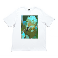 Load image into Gallery viewer, "Dial Tone" Cut and Sew Wide-body Tee White/Black