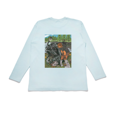 Load image into Gallery viewer, "can opener smooth dream" Taper-Fit Heavy Cotton Long Sleeve Tee Mint