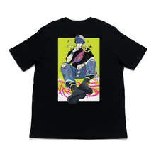 Load image into Gallery viewer, "Snakeboy"  Cut and Sew Wide-body Tee Black