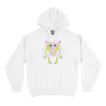 Load image into Gallery viewer, "Catboy Cafe" Basic Hoodie White/Light Pink