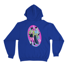 Load image into Gallery viewer, "Back To School" Basic Hoodie White / Cobalt blue