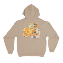 Load image into Gallery viewer, "Tangy snail" Fleece Hoodie Beige