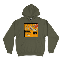 Load image into Gallery viewer, &quot;2747&quot; Basic Hoodie Black/Khaki