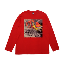 Load image into Gallery viewer, "car-chaser" Cut and Sew Wide-body Long Sleeved Tee Black
