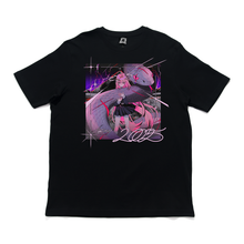Load image into Gallery viewer, "Snake King" Cut and Sew Wide-body Tee Black/White
