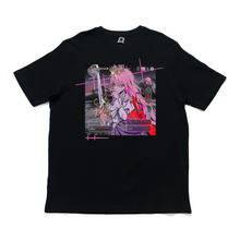 Load image into Gallery viewer, "Legendary Item" Cut and Sew Wide-body Tee Black/Red