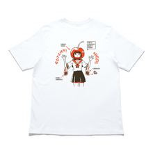 Load image into Gallery viewer, "CHERRY THIEF & CARDBOARD BERRY" Cut and Sew Wide-body Tee White