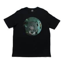 Load image into Gallery viewer, "Reflection 1" Cut and Sew Wide-body Tee Black