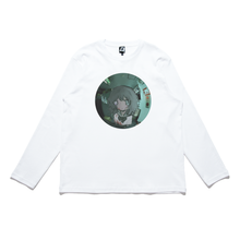Load image into Gallery viewer, "Reflection 1" Cut and Sew Wide-body Long Sleeved Tee Black