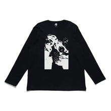 Load image into Gallery viewer, "Sth" Cut and Sew Wide-body Long Sleeved Tee Black / White